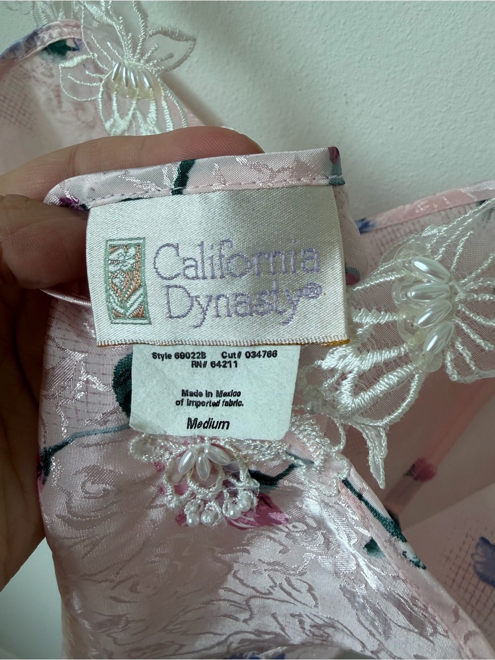 90s/Y2K floral romantic mini dress dress - Picture 4 of 6